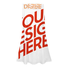 Cargar imagen en el visor de la galería, Falda de cola de pez de cintura alta para mujer GM personalizado con patrón foto texto (impresión de imágenes múltiples)