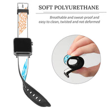 Cargar imagen en el visor de la galería, Correa de Cuero de alta calidad compatible con Apple Watch Band SS1402007 Personalizado Personalizada con Foto, Texto o Logo