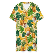 Cargar imagen en el visor de la galería, Casual Flared Sleeve V-Neck Dress 1 (3)