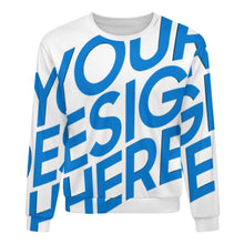 Cargar imagen en el visor de la galería, Sudadera de manga larga para hombre C20H personalizado con patrón foto texto (impresión de imagen única)
