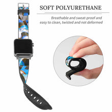 Cargar imagen en el visor de la galería, Correa Compatible de Reloj Correa de Cuero PU de Apple Watch para iWatch 5 / 4 / 3 / 2 / 1 con Estampado Frontal 3C0722006 Personalizada Impresion Completa con Foto Logo Patrón Texto