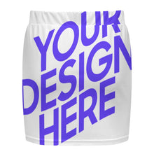 Cargar imagen en el visor de la galería, Minifalda de Mujer LM243 personalizado con patrón foto texto (impresión de imagen única)
