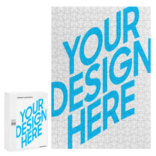 Cargar imagen en el visor de la galería, Rompecabezas fotográfico de madera (versión vertical) personalizado con patrón foto texto