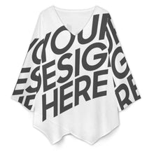 Cargar imagen en el visor de la galería, Blusa suelta de manga larga con escote en V para mujer BZL personalizado con patrón foto texto (impresión de imagen única)