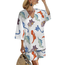 Cargar imagen en el visor de la galería, Conjunto de Lino Personalizado para Mujer | Dos Piezas Estilo Mediterráneo