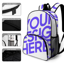 Cargar imagen en el visor de la galería, Mochila de gran capacidad (44 x 32 x 19 cm) personalizado con patrón foto texto