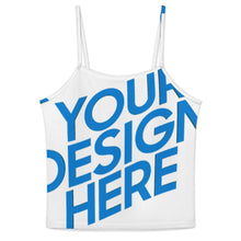 Cargar imagen en el visor de la galería, Pijama de seda con tirantes para mujer SY02 personalizado con patrón foto texto