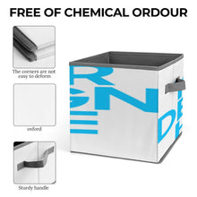 Cargar imagen en el visor de la galería, Contenedores de almacenamiento plegables con asa personalizado con patrón foto texto (impresión de imagen única)