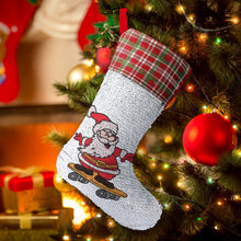 Cargar imagen en el visor de la galería, Calcetín de Navidad Mágico de Lentejuelas Personalizado