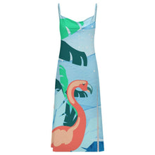Cargar imagen en el visor de la galería, Vestido largo de tirantes con abertura lateral personalizado