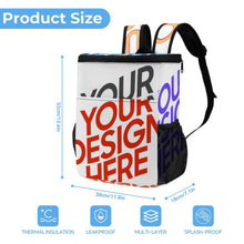 Cargar imagen en el visor de la galería, Mochila Ice Pack 0536 personalizado con impresión completa de múltiples imágenes con Foto Logo Patrón Texto