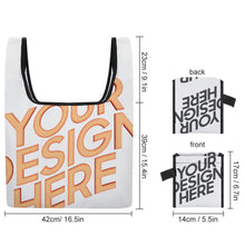 Cargar imagen en el visor de la galería, Bolsa de Compras Plegable / Bolsa Tote Plegable XB0601017 personalizado con patrón foto texto (impresión de imágenes múltiples)