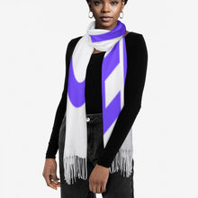 Cargar imagen en el visor de la galería, Bufanda con borlas para mujer de gran tamaño 200 cm 70 cm x 10 cm personalizado con patrón foto texto