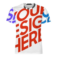 Cargar imagen en el visor de la galería, Camiseta Ice Silk para hombre OMDT01 personalizado con patrón foto texto (impresión de imágenes múltiples)