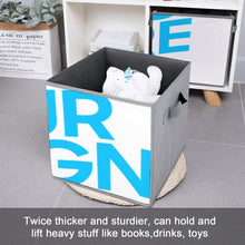 Cargar imagen en el visor de la galería, 6 cajas de almacenamiento plegables personalizado con patrón foto texto