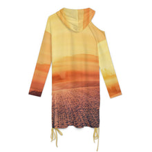 Cargar imagen en el visor de la galería, Vestido-Sudadera Personalizado con Hombros Descubiertos | Regalo Mujer