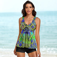 Cargar imagen en el visor de la galería, Tankini con Pantalón Corto Personalizado | Bañador Tallas Grandes S-6XL