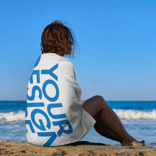 Cargar imagen en el visor de la galería, Toalla de playa grande toalla de sauna toalla de baño ligera (disponible en versión horizontal o vertical) personalizado con patrón foto texto