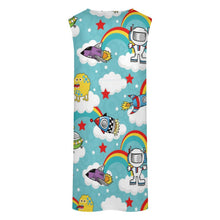 Cargar imagen en el visor de la galería, Vestido Camiseta Mujer con Bolsillos Personalizable | Tela Saludable Confort