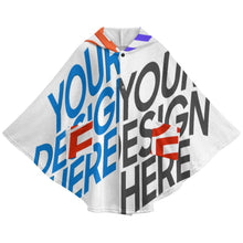 Cargar imagen en el visor de la galería, Manta con capucha unisex NDP08 personalizado con patrón foto texto (impresión de imágenes múltiples)