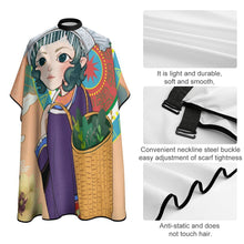 Cargar imagen en el visor de la galería, Delantal de Barbería Profesional Personalizable | Capa de Corte Resistente