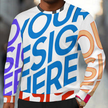 Cargar imagen en el visor de la galería, Sudadera de manga larga C20H para hombre personalizado con patrón foto texto (impresión de imágenes múltiples)