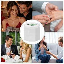 Cargar imagen en el visor de la galería, Joyero Octogonal de Terciopelo Personalizable para Anillos