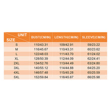 Cargar imagen en el visor de la galería, Camisa larga informal para mujer B43S personalizado con patrón foto texto (impresión de imagen única)