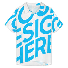 Cargar imagen en el visor de la galería, Camisas de manga corta para hombre sin bolsillos DCS07 personalizado con patrón foto texto (impresión de imagen única)