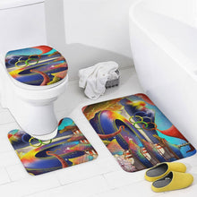 Cargar imagen en el visor de la galería, Juego de Baño 4 Piezas Personalizable | Cortina Ducha y Alfombras Coral