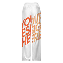 Cargar imagen en el visor de la galería, Pantalón de pijama de algodón puro D31P para niño / niña personalizado con patrón foto texto
