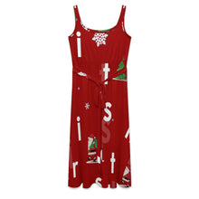 Cargar imagen en el visor de la galería, Vestido Largo sin Mangas de Seda de Leche | Personalízalo con tu Foto