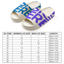 Cargar imagen en el visor de la galería, Pantuflas Yeezy BZ51 para hombre y mujer personalizado con patrón foto texto