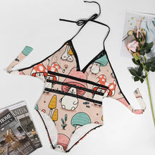 Cargar imagen en el visor de la galería, Bañador Enterizo Mujer Personalizable | Traje de Baño con Lazos y Almohadillas