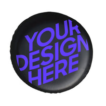 Cargar imagen en el visor de la galería, Funda de Cuero para Neumáticos con Inyección Directa UV de Diseño Personalizado Tus Patrones o Textos