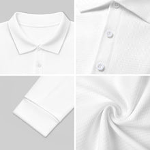 Cargar imagen en el visor de la galería, Sudadera Cuello Polo Textura Waffle Personalizable Hombre