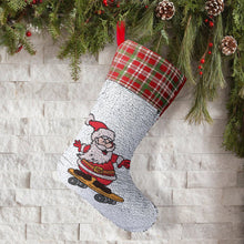 Cargar imagen en el visor de la galería, Calcetín de Navidad Mágico de Lentejuelas Personalizado