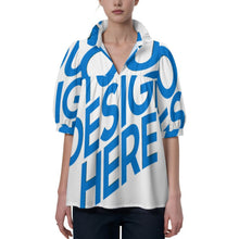 Cargar imagen en el visor de la galería, Camiseta de manga corta para mujer NT118 personalizado con patrón foto texto