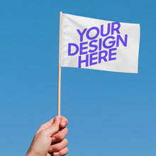 Cargar imagen en el visor de la galería, Bandera para coche personalizado con patrón foto texto