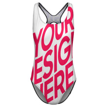 Cargar imagen en el visor de la galería, Nuevo traje de baño de una pieza 2024 para mujer SDS2011 personalizado con patrón foto texto (impresión de imágenes múltiples)