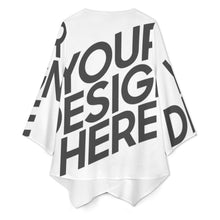 Cargar imagen en el visor de la galería, Blusa suelta de manga larga con escote en V para mujer BZL personalizado con patrón foto texto (impresión de imagen única)