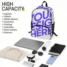 Cargar imagen en el visor de la galería, Mochila de gran capacidad (44 x 32 x 19 cm) personalizado con patrón foto texto