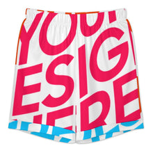 Cargar imagen en el visor de la galería, Pijama de manga corta de seda hielo para hombre LM135 personalizado con patrón foto texto (impresión de imágenes múltiples)