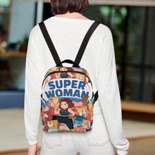 Cargar imagen en el visor de la galería, Mini Mochila Impermeable Personalizada para Mujer con Fondo Reforzado