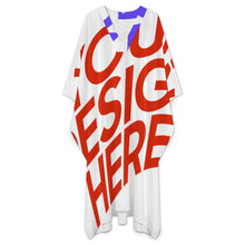 Cargar imagen en el visor de la galería, Bata de dormir para hombre con cuello en V y mangas de mariposa YKL01 personalizado con patrón foto texto (impresión de imágenes múltiples)