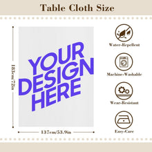 Cargar imagen en el visor de la galería, Mantel rectangular Oxford JJ05191113 personalizado con patrón foto texto