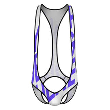 Cargar imagen en el visor de la galería, Ropa interior sexy de una pieza para hombres SDSQQ001 personalizado con patrón foto texto (impresión de imagen única)