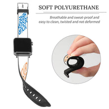 Cargar imagen en el visor de la galería, Correa Compatible de Reloj Correa de Cuero PU de Apple Watch para iWatch 5 / 4 / 3 / 2 / 1 con Estampado Frontal 3C0722006 Personalizada Impresion Completa con Foto Logo Patrón Texto