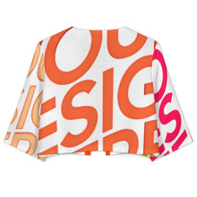 Cargar imagen en el visor de la galería, Conjunto de vestido midi sin mangas con escote en V para mujer 2 piezas A77Q personalizado con patrón foto texto (impresión de imágenes múltiples)