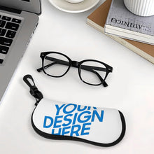 Cargar imagen en el visor de la galería, Estuche horizontal para gafas personalizado con patrón foto texto